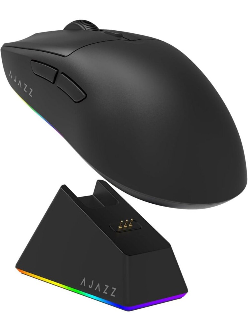 Wireless Gaming Mouse with Charging Base, 12,000 DPI, Adjustable Modes
